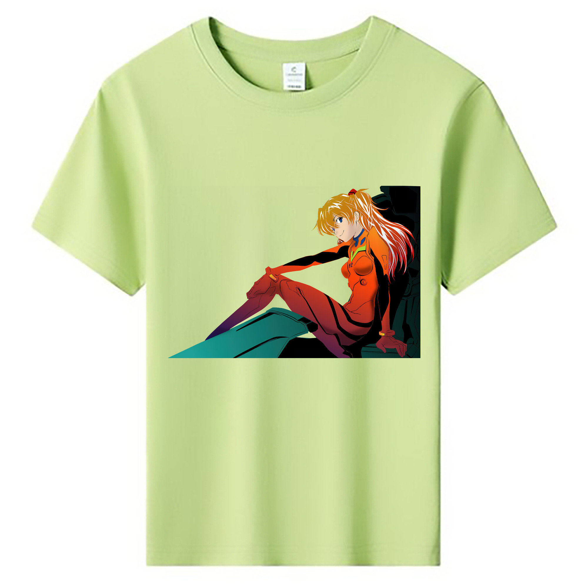 （画像用） EVA 新世紀エヴァンゲリオン 綿100％キッズTシャツ（フロントプリント）